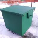 Евроконтейнер для мусора 1,1 м3 / 1100 л
