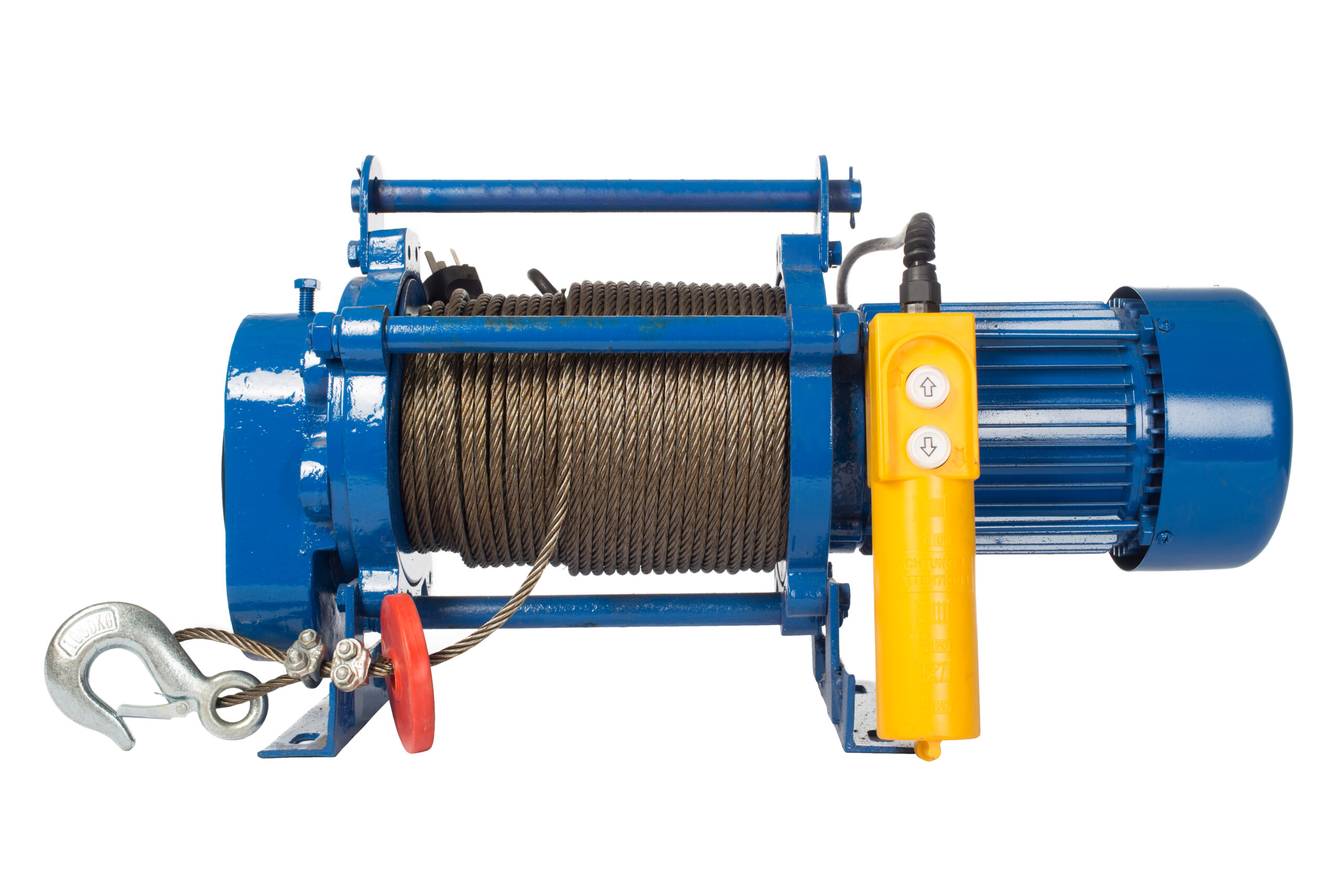 ЛЕБЕДКА TOR CD-300-A (KCD-300 KG, 220 В) С КАНАТОМ 100 М