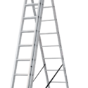 Лестница алюминиевая трёхсекционная NV 1230