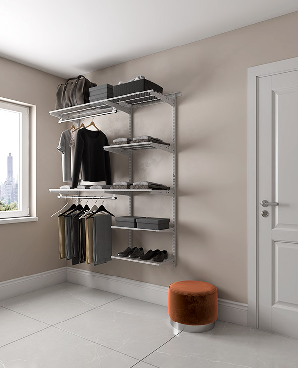 Гардеробная система Optima G150 белая в Казани от производителя